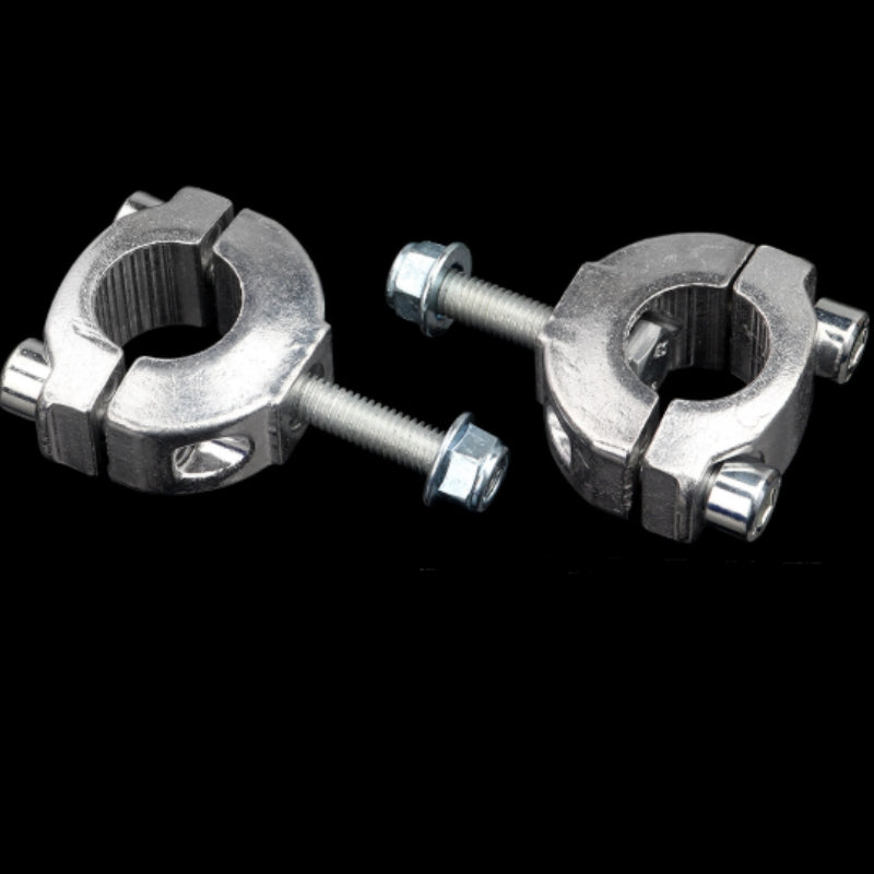 New 7/8‘’ 22mm Motorcycle Handle Bar Mount Mounting Riser Clamp 47 49cc Pocket Bike Mini Moto Steering block (2Pcs)