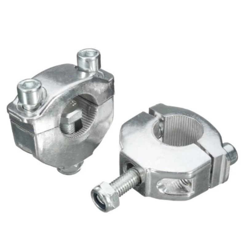 New 7/8‘’ 22mm Motorcycle Handle Bar Mount Mounting Riser Clamp 47 49cc Pocket Bike Mini Moto Steering block (2Pcs)