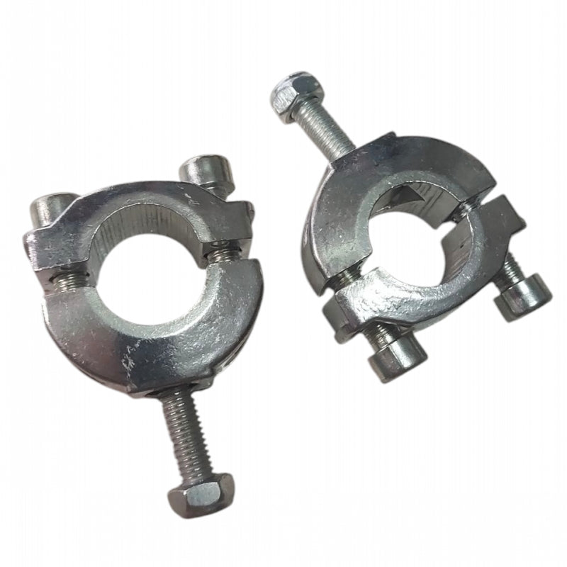 New 7/8‘’ 22mm Motorcycle Handle Bar Mount Mounting Riser Clamp 47 49cc Pocket Bike Mini Moto Steering block (2Pcs)